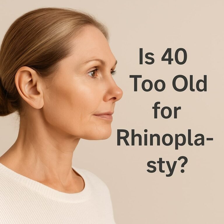 Is 40 Too Old for Rhinoplasty?