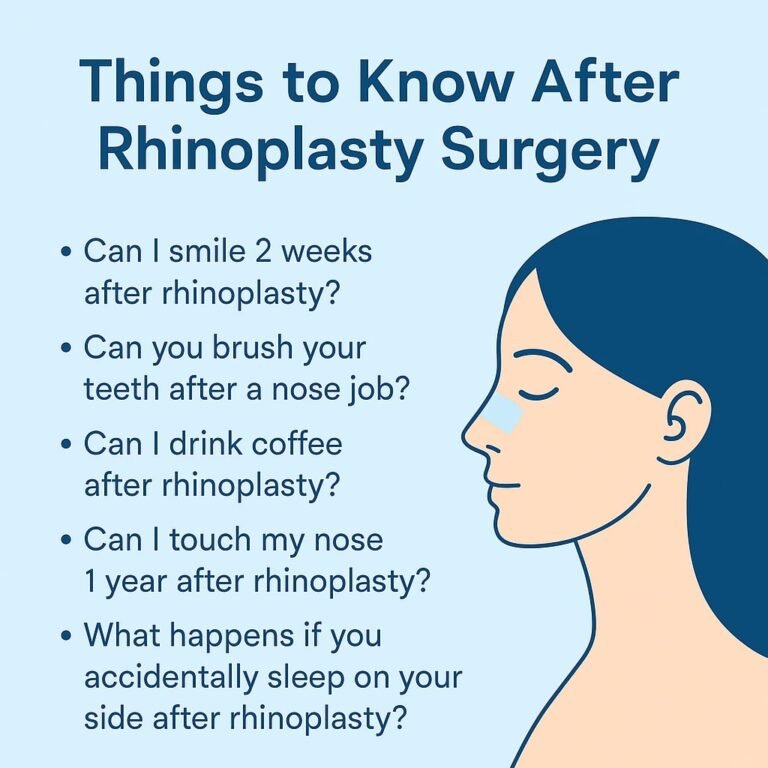 Things to Know After Rhinoplasty Surgery
